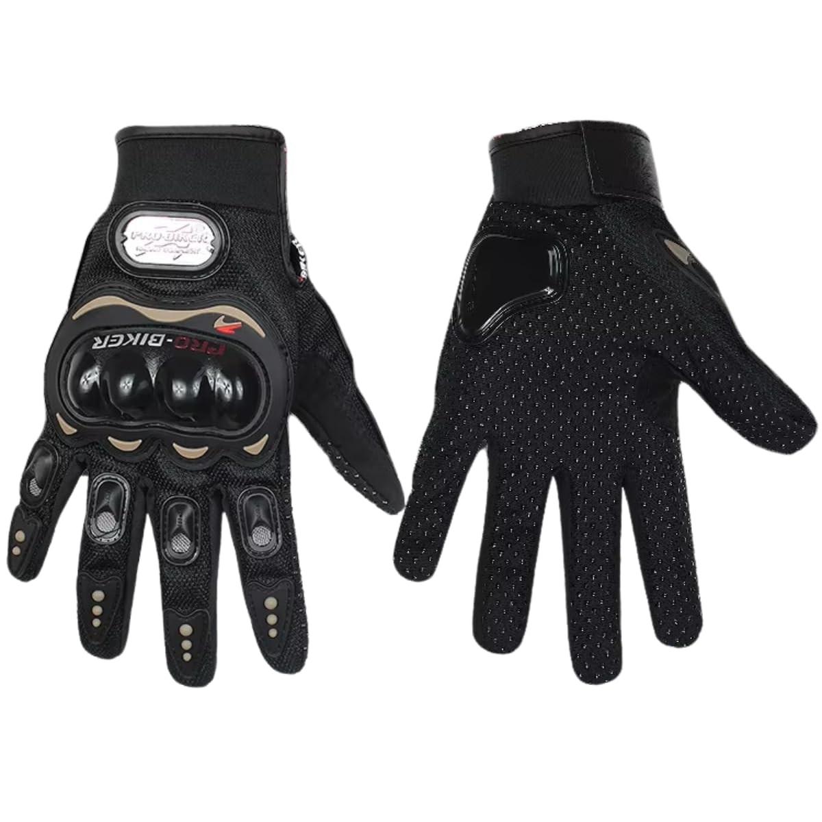 Luvas de Motociclista Premium: Proteção Total Antiderrapante, Impermeável e Térmica | Preta