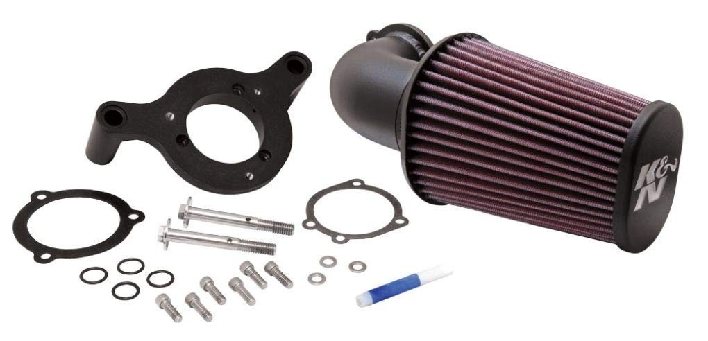 K&N Kit Admissão Ar Frio para Harley Davidson 2001-2017: Potência e Desempenho Garantidos