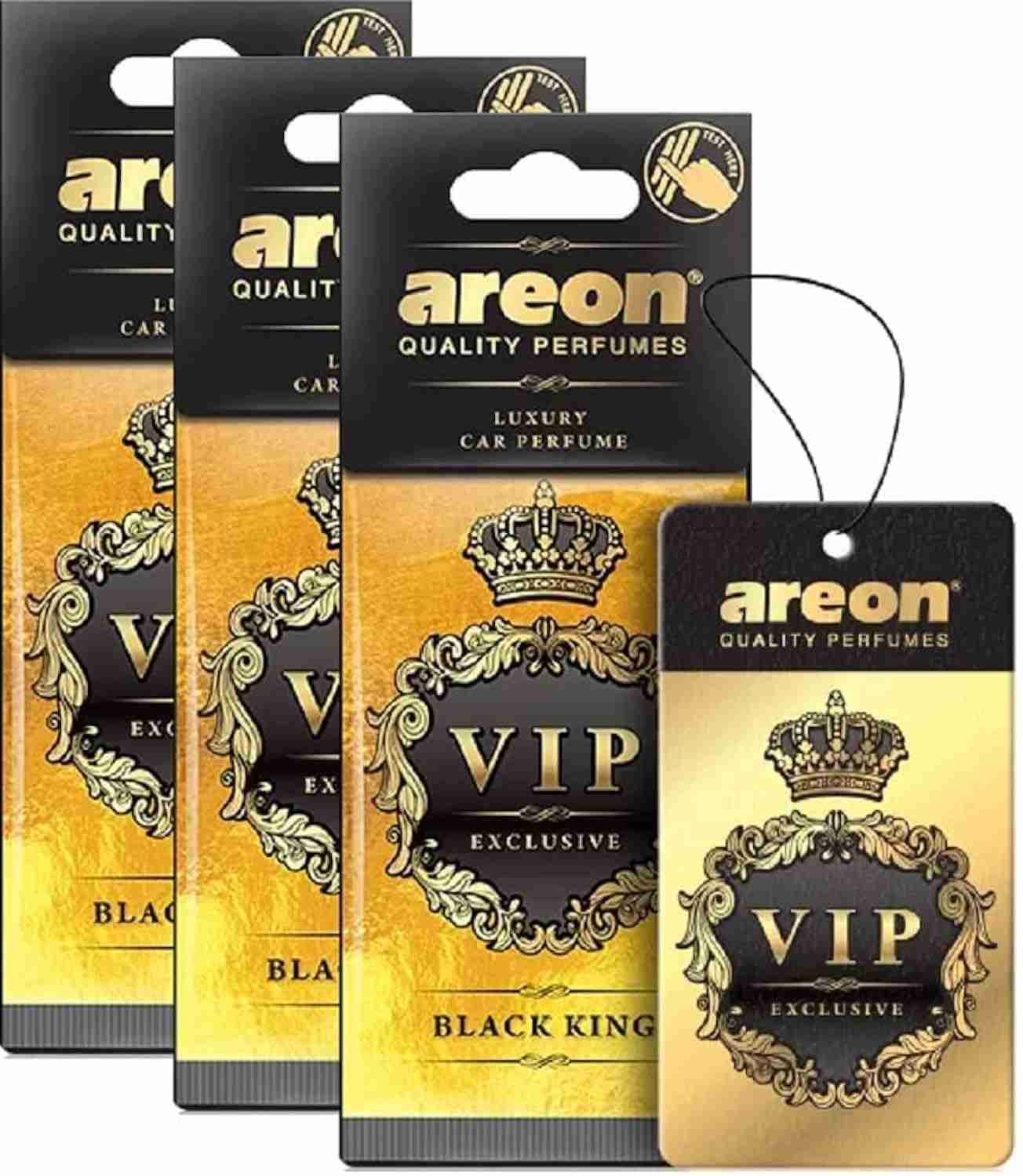 AREON VIP EXCLUSIVE BLACK KING: Aromatizante Premium para seu Carro