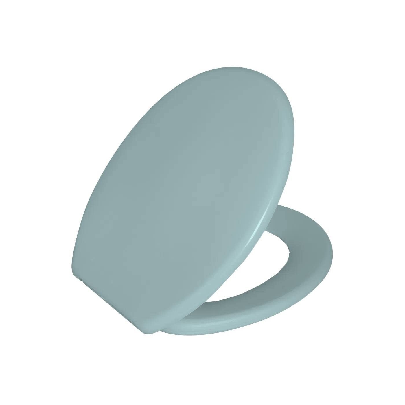 Assento Sanitário Oval Astra Azul Claro: Conforto e Estilo para Seu Banheiro