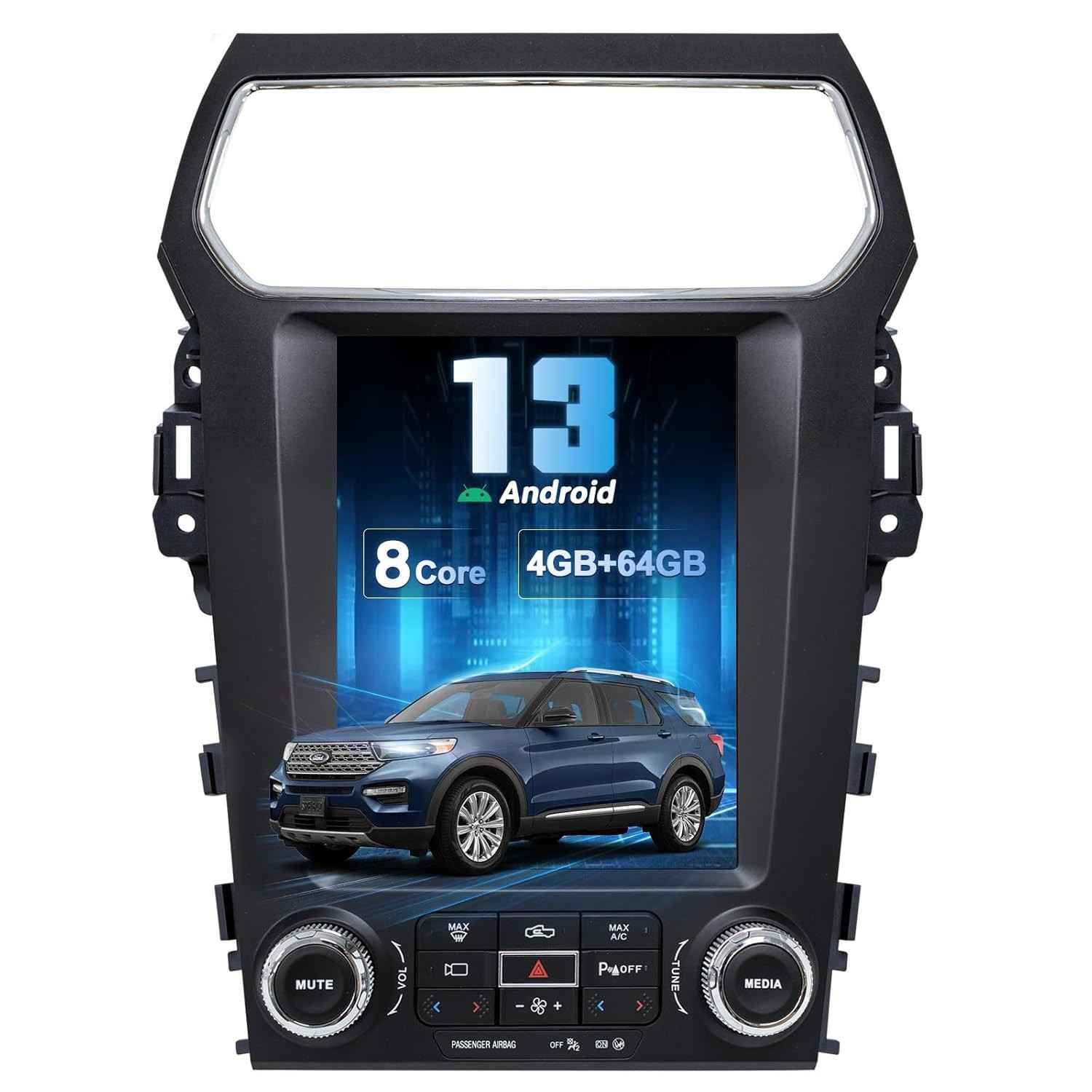 Transforme seu Ford Explorer 2011-2019: Kit Painel de Rádio Atualizado 9.7" para Experiência Premium!