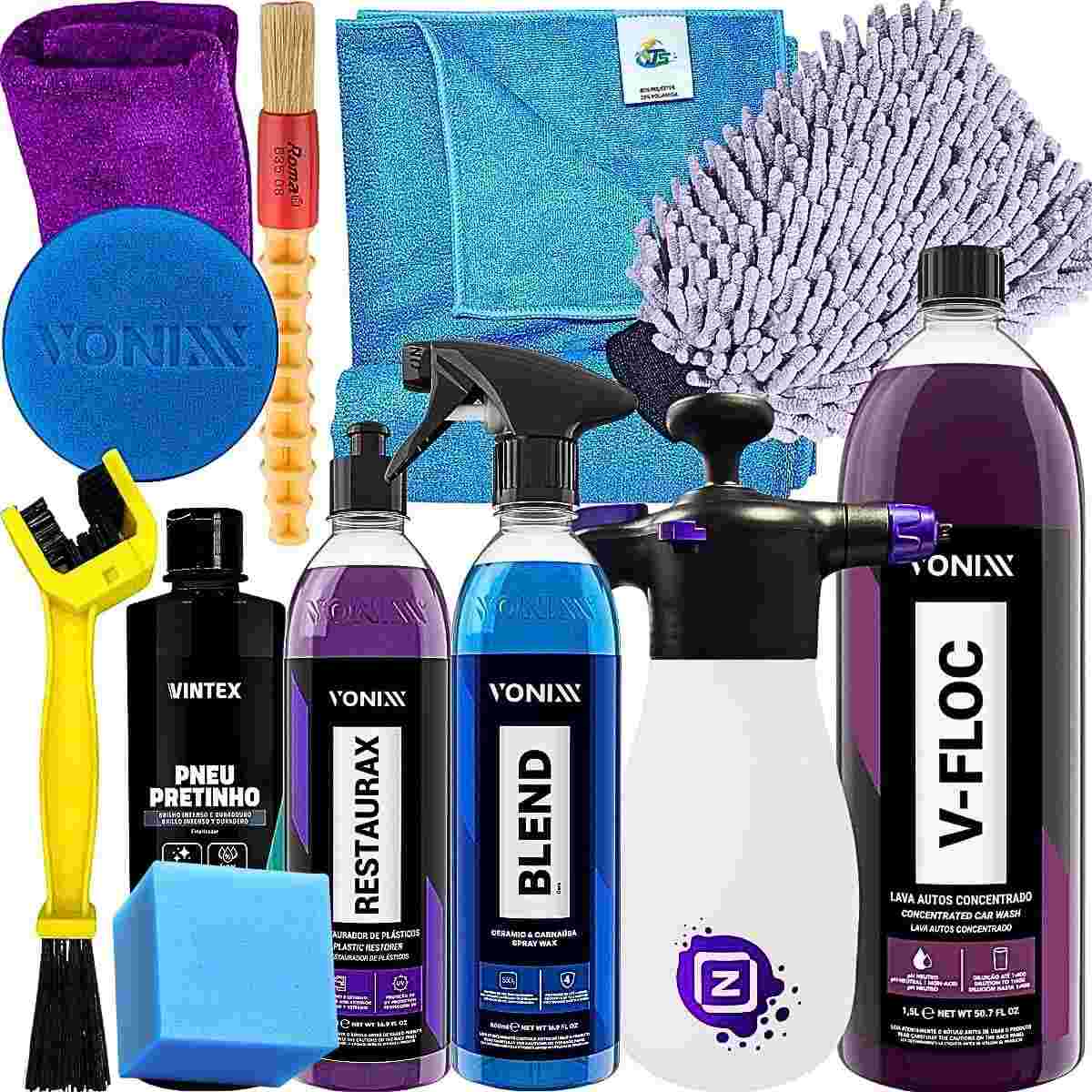 Kit Completo Snow Foam Vonixx: Lavagem Automotiva Profissional em Casa!