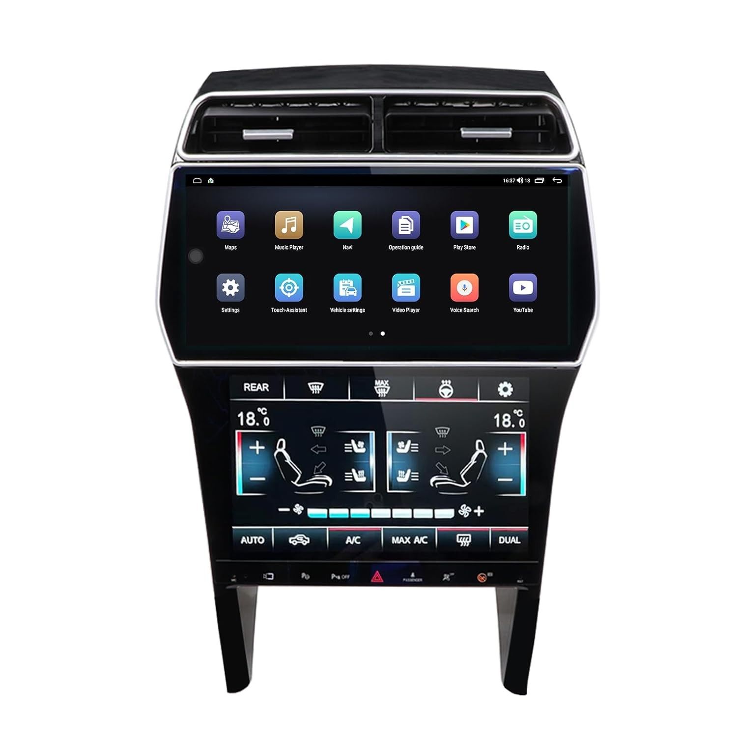 Rádio Automotivo Android 13 para Ford Explorer 2014-2019: Tela 12.3" IPS, GPS, Carplay/Android Auto Sem Fio, WiFi, DSP