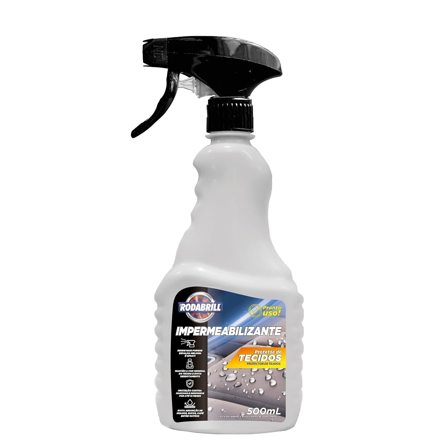 Impermeabilizante Rodabrill 500ml: Proteção Duradoura para Tecidos Automotivos