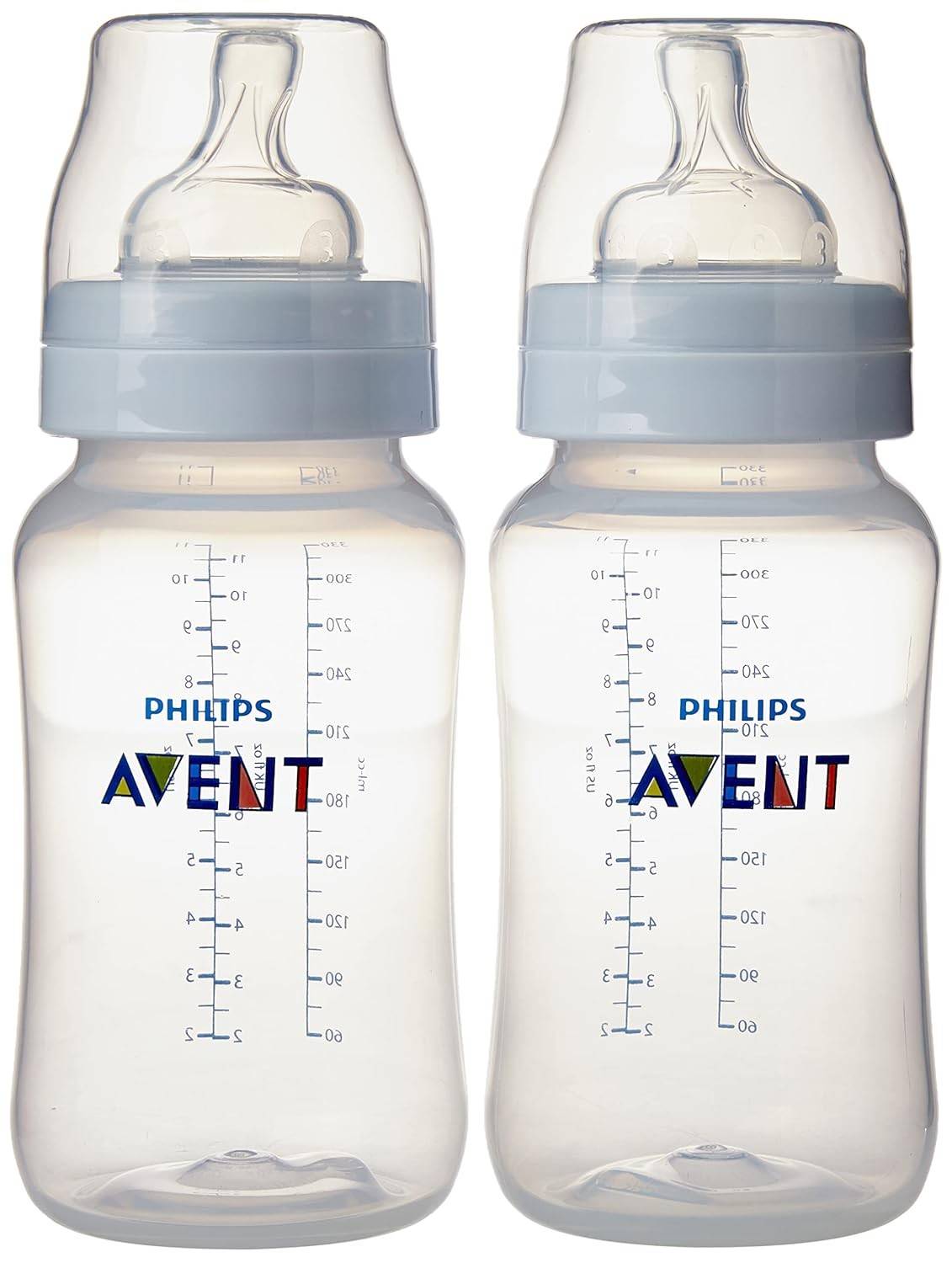 Mamadeira Anti-Cólica Duplo Pack 330ml - Philips Avent Transparente
