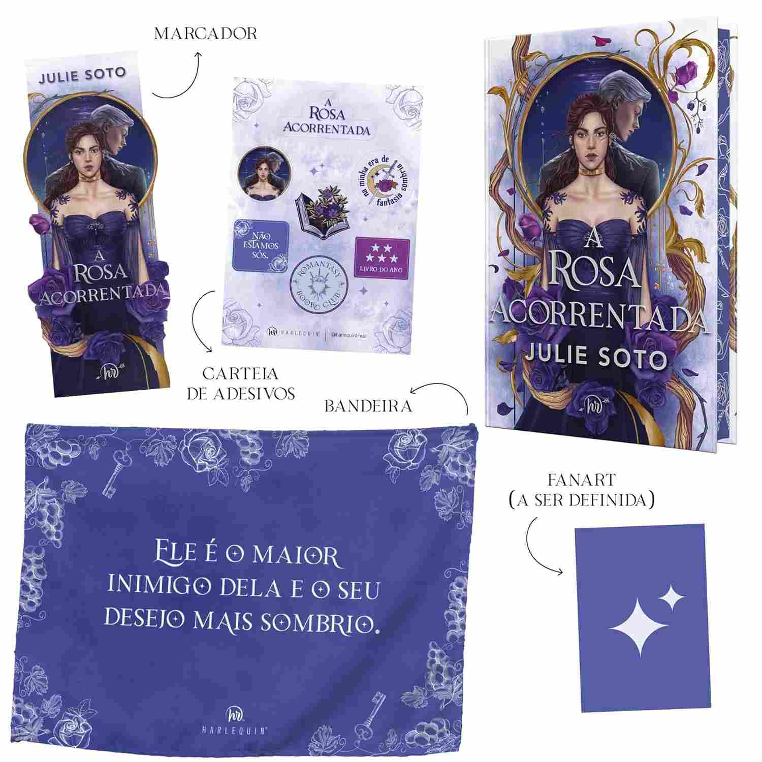 A Rosa Acorrentada: Aventura Épica e Brindes Exclusivos