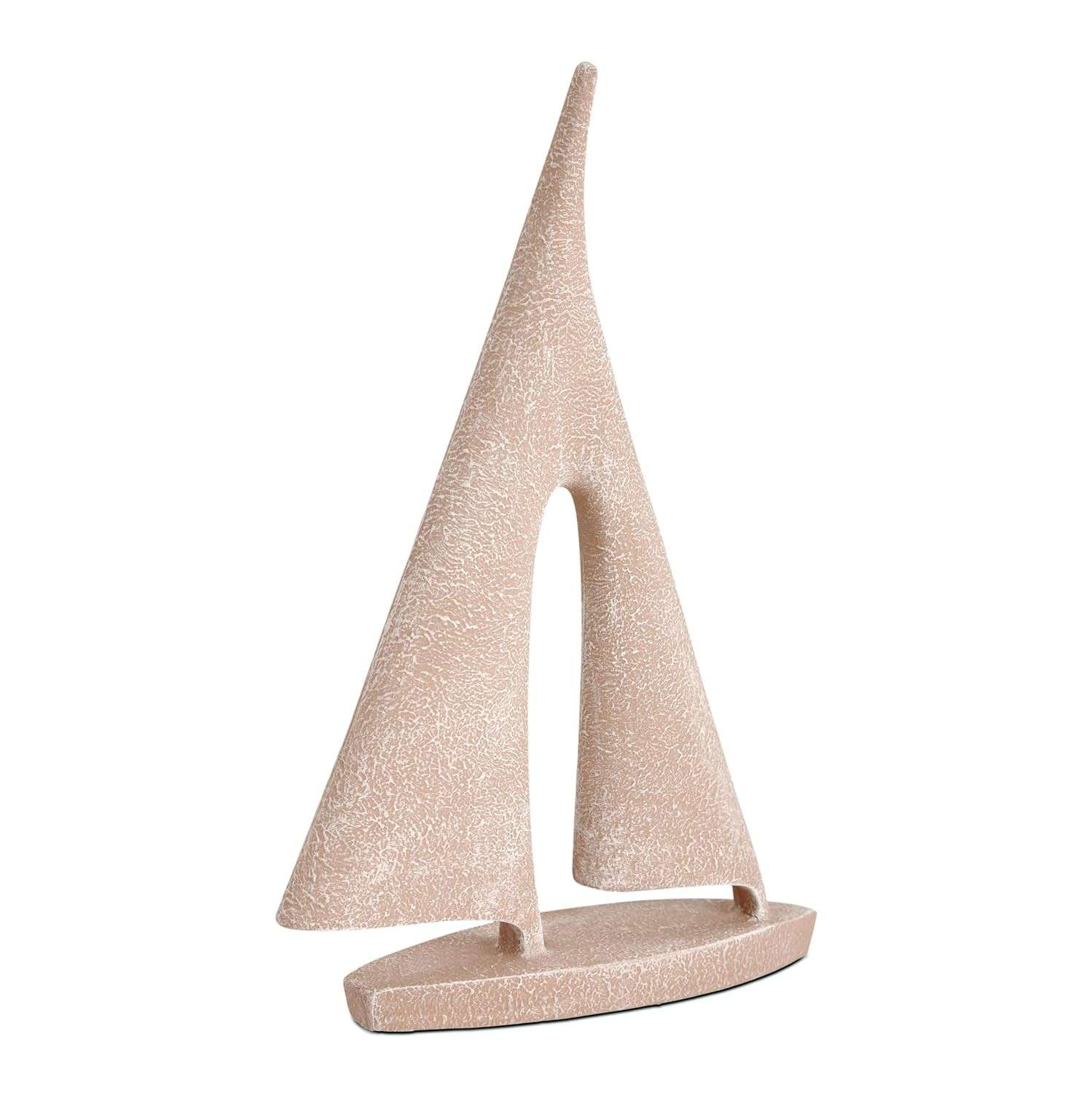 Escultura de Barco em Polirresina - Decoração Náutica Elegante