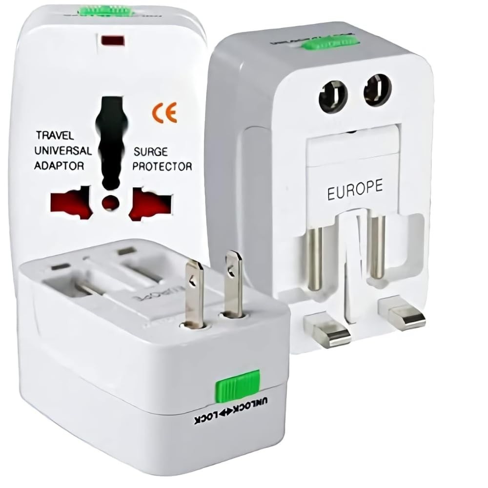 Adaptador de Tomada Universal para Viagem: Bivolt, Seguro e Portátil