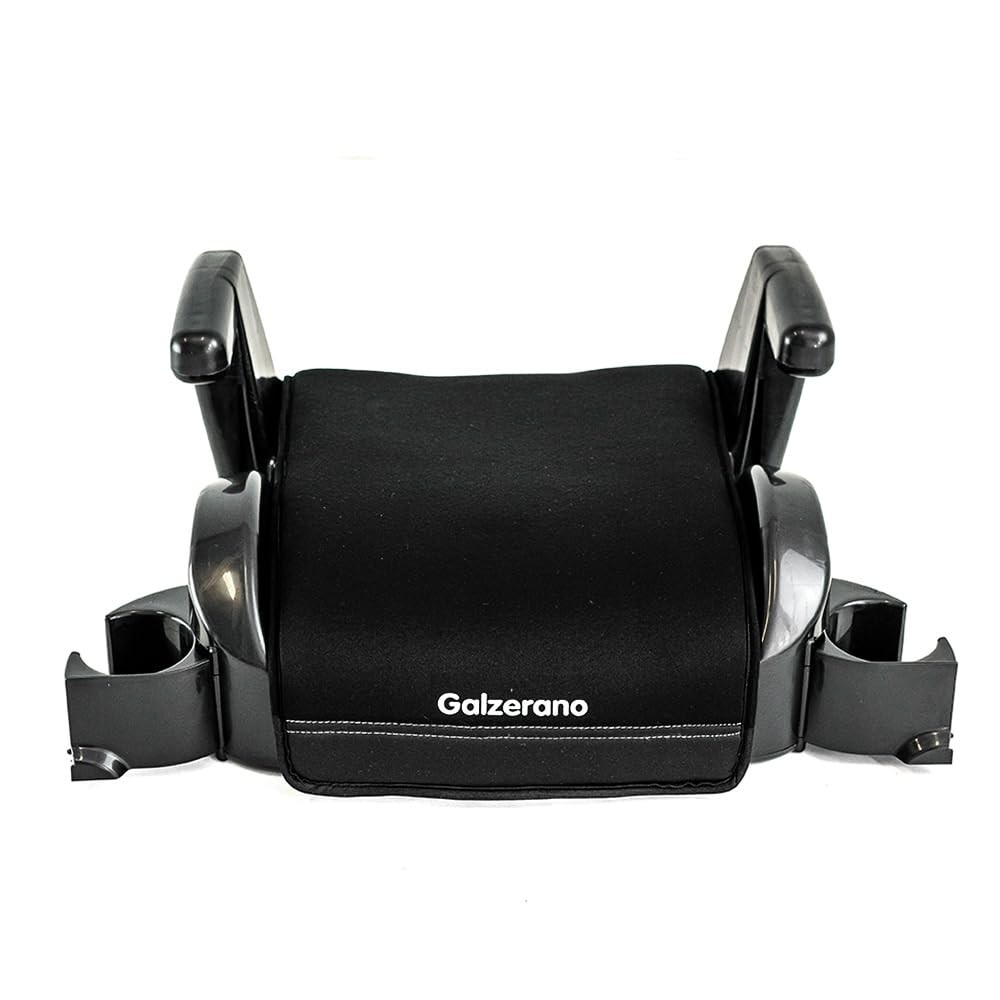 Assento de Elevação Infantil Booster Galzerano Potenza Preto - Segurança e Conforto para Viagens
