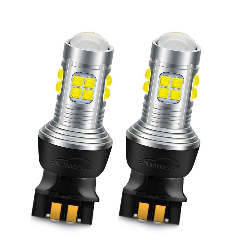 Ruiandsion PW24W PWY24W: Ilumine seu Caminho com LEDs Super Brilhantes (2 Unidades)