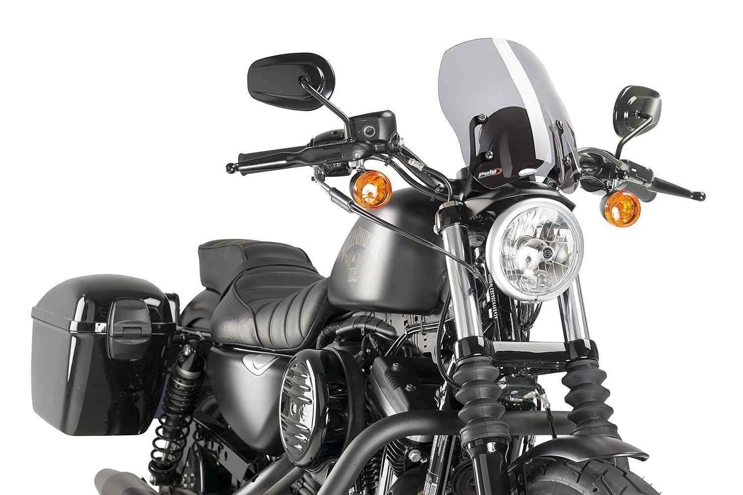 Para-brisa Puig Fumaça Leve para Harley Sportster (04-17) - Nova Geração