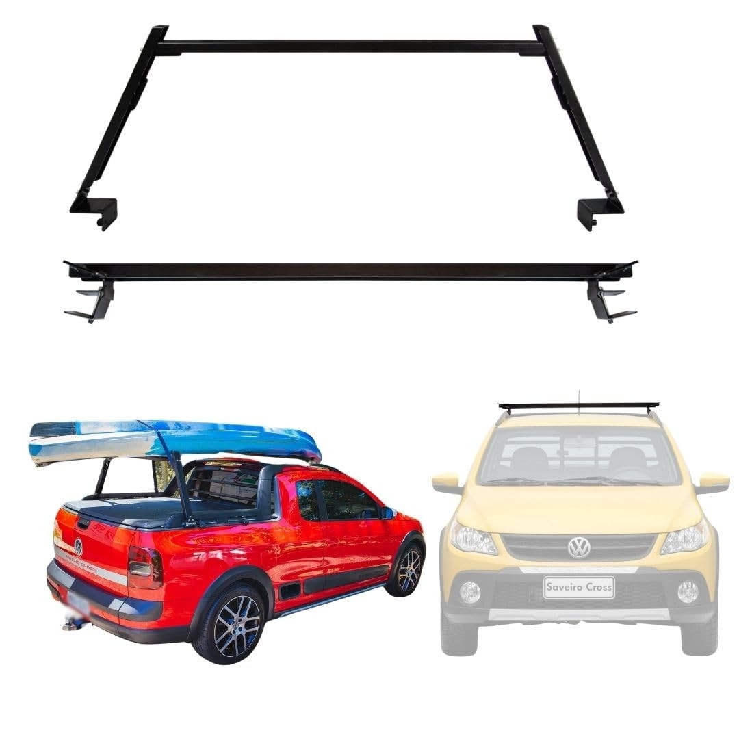 Rack de Caçamba Saveiro Cross + Rack de Teto: A Dupla Perfeita para Sua Aventura!