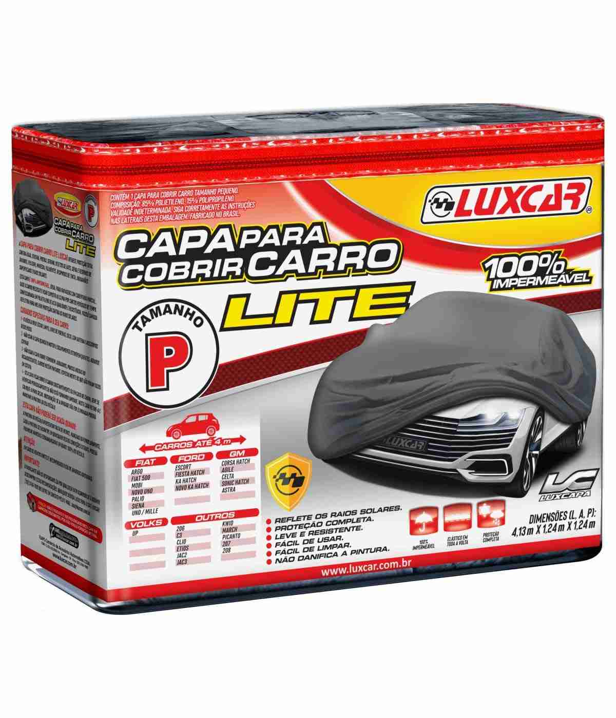 Capa Automotiva Luxcar Lite P: Proteção Impermeável e Solar para Seu Carro