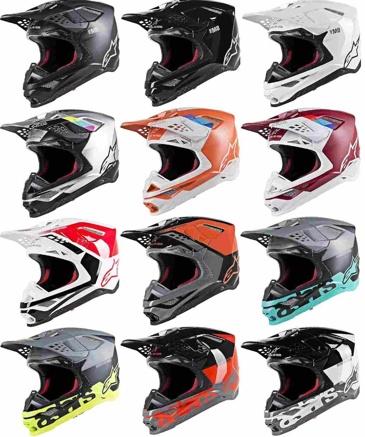 Capacete Alpinestars Supertech M8 Sólido: Proteção e Performance Inovadoras