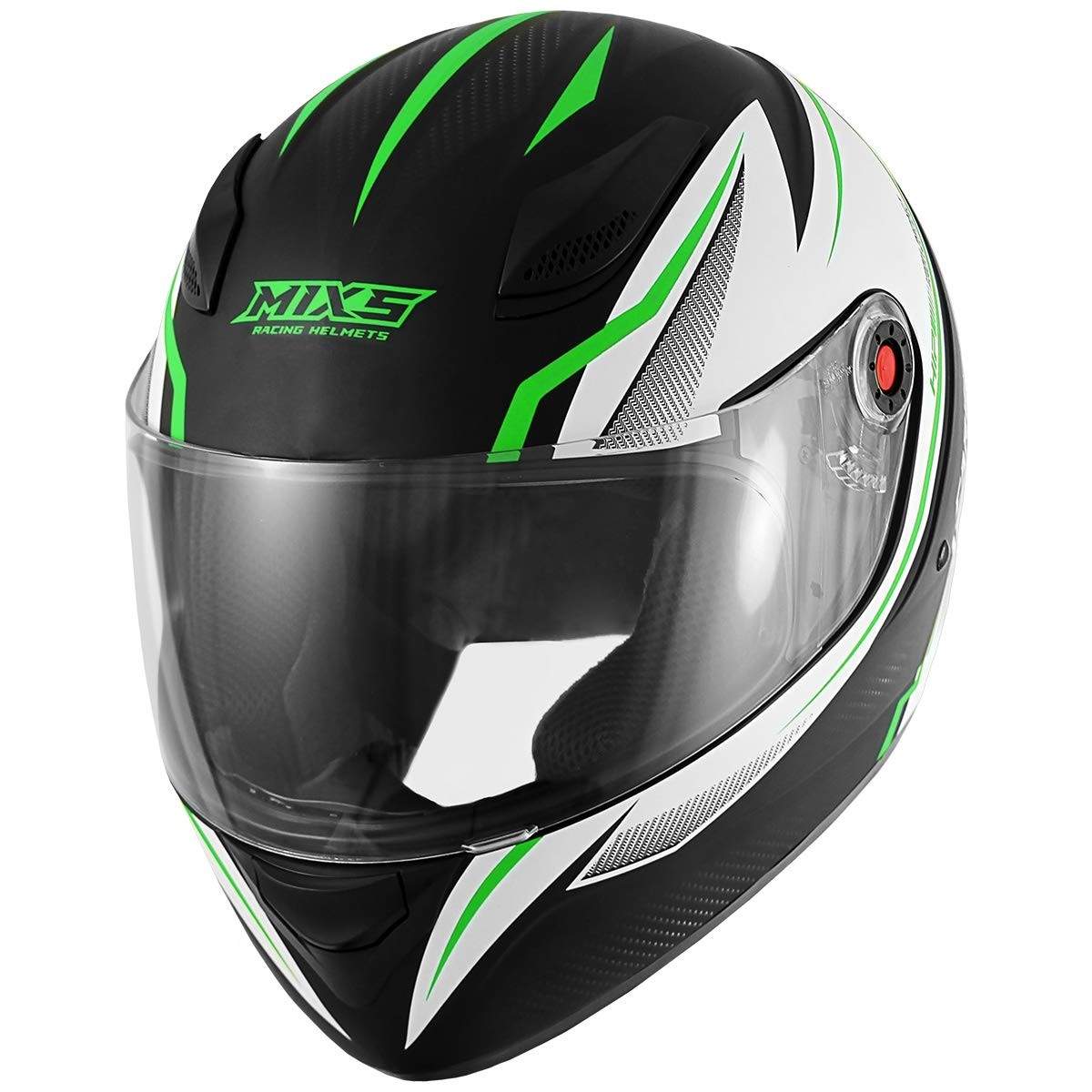 Capacete Moto Fechado Fokker Carbon X Fosco Verde - Segurança e Estilo Premium