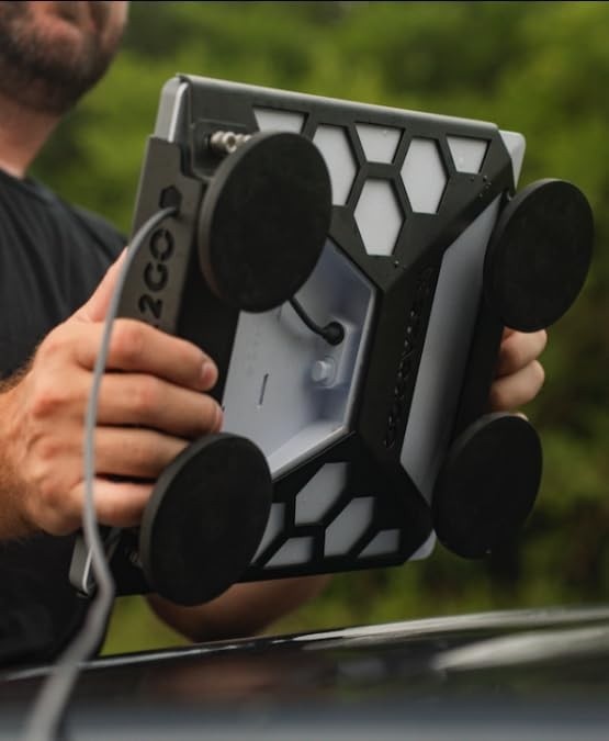 Suporte Veicular Starlink Mini: Estabilidade Imbatível com Super Ímãs e Aço Carbono