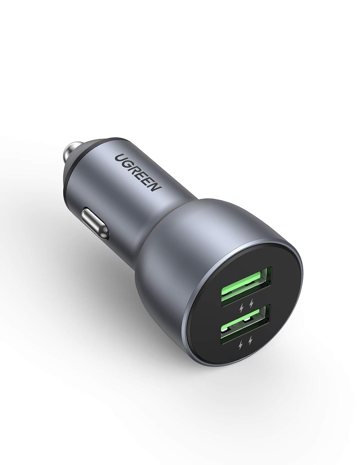 Carregador UGREEN QC3.0 36W Dual USB: Carregamento Rápido para Seus Dispositivos na Estrada