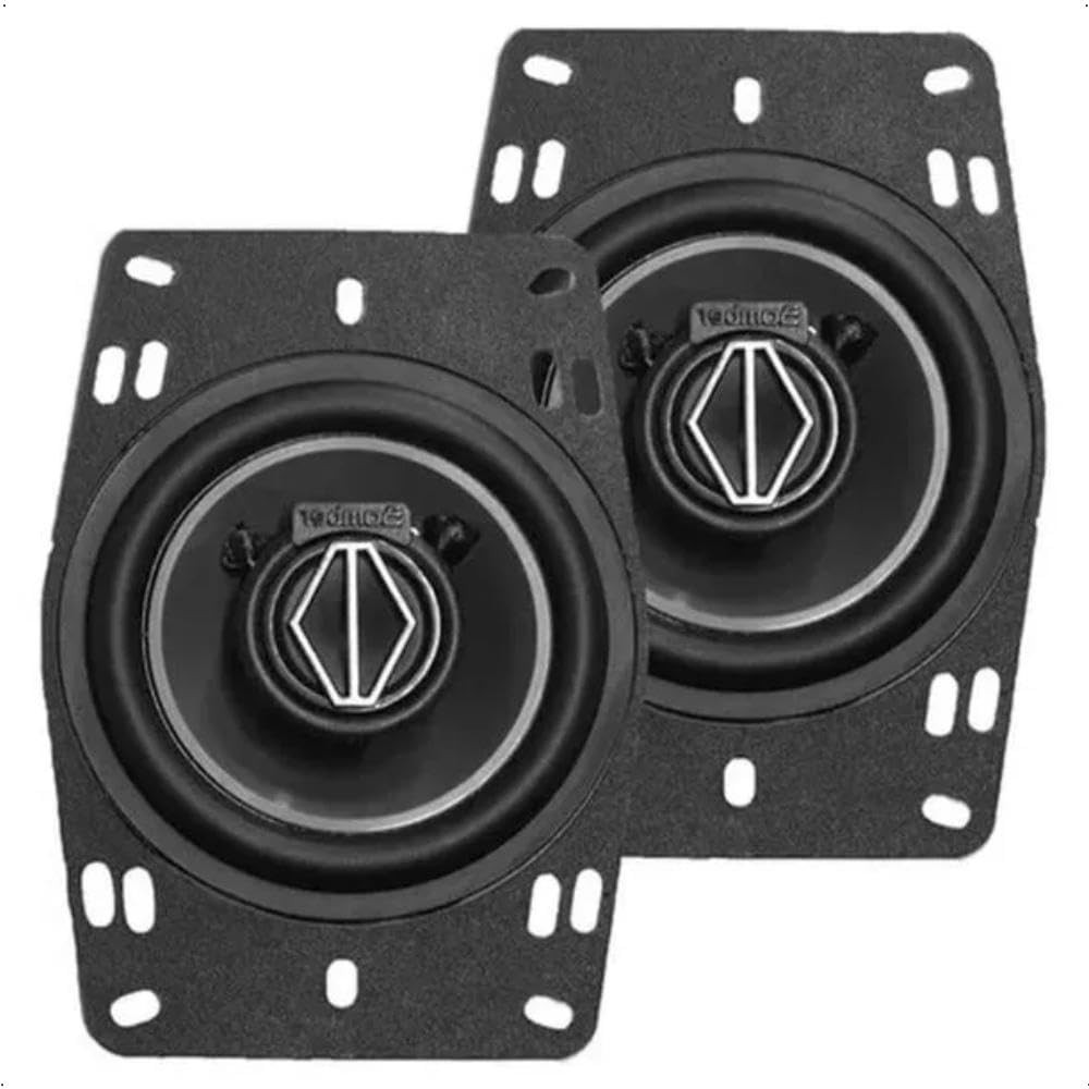 Par de Alto Falantes Bomber BBR Top 4" 120W RMS 4 Ohms: Graves Potentes para Seu Carro!