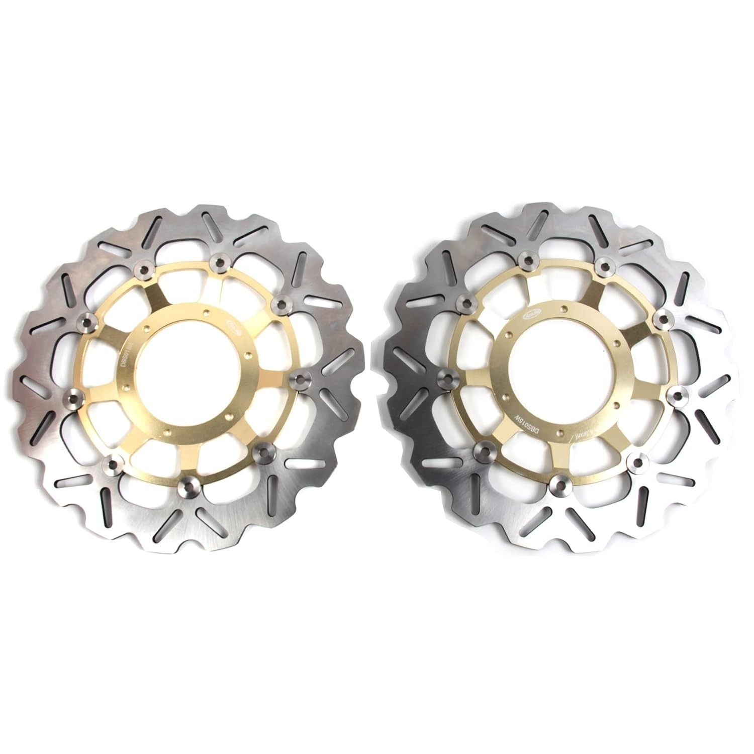 Rotores de Freio Dianteiro Arashi Dourado para Honda CBR600RR, CBR1000RR, CB1000R, CB1300 - Performance e Durabilidade