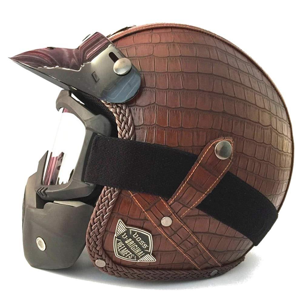 Capacete Moto Vintage Retro CC04: Estilo e Segurança para Sua Jornada