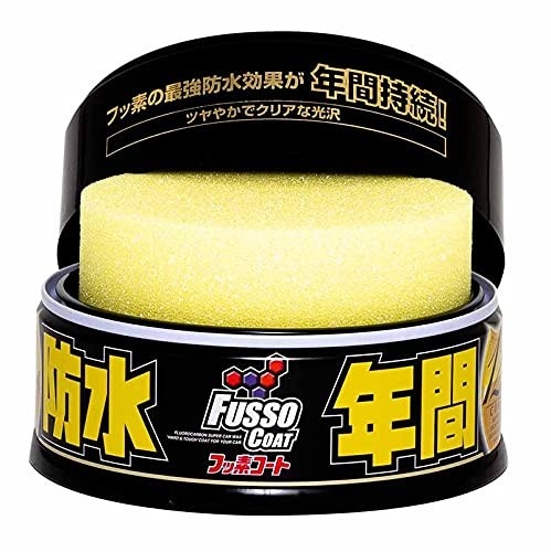 Fusso Coat 12 Meses Soft99: Cera Premium para Carros Pretos e Escuros (200g)