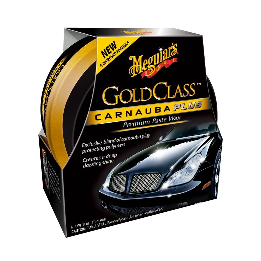 Cera em Pasta Meguiar's Gold Class 311g: Brilho Duradouro e Proteção Premium para Seu Carro