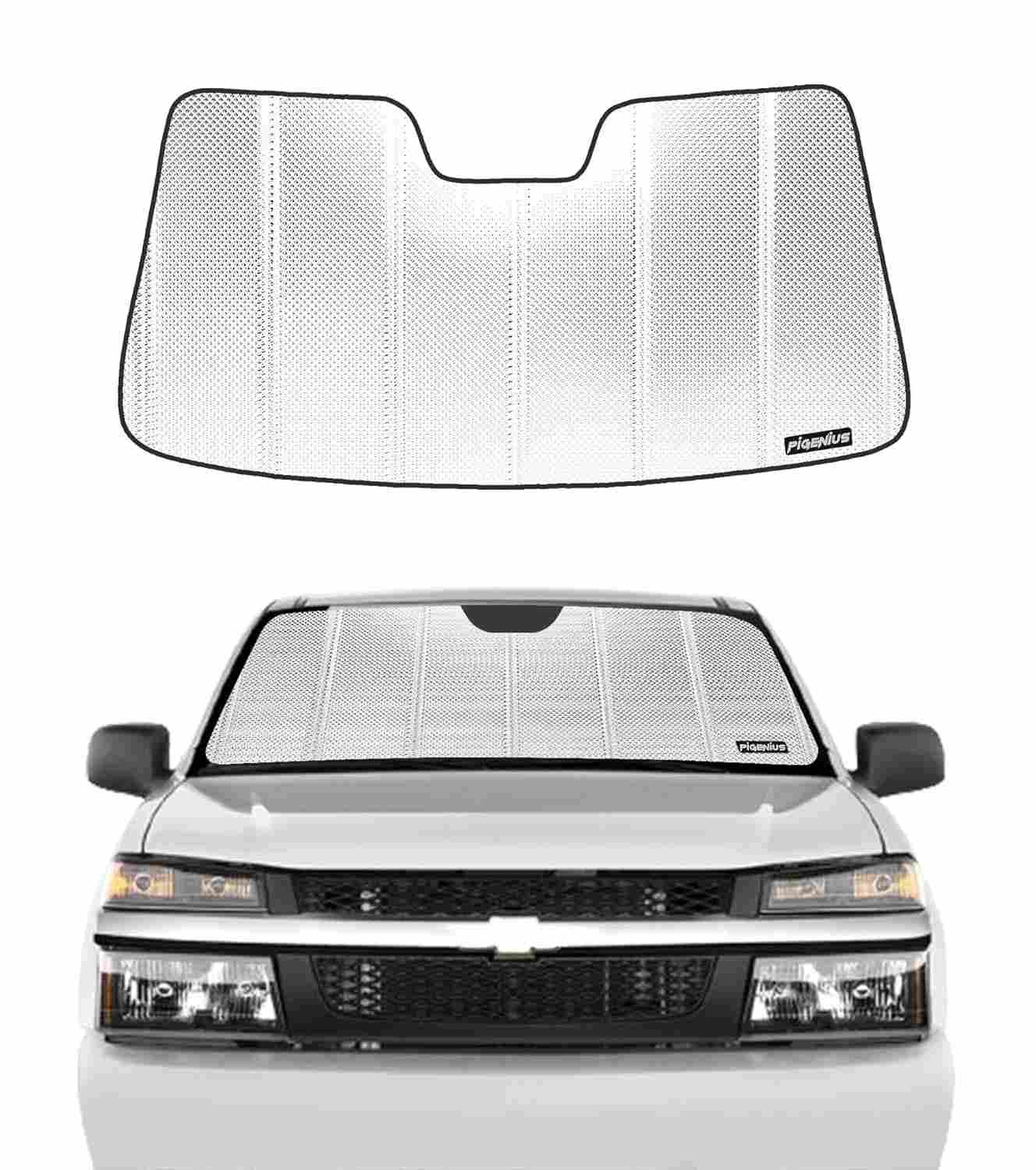 Para-brisa Refletivo para Chevrolet Colorado e GMC Canyon 2004-2012 | Película de Alumínio com Proteção Solar Máxima