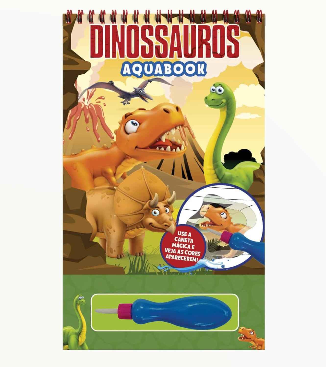 Aqua Book Dinossauros: Pinte com Água e Reviva a Era Jurássica!