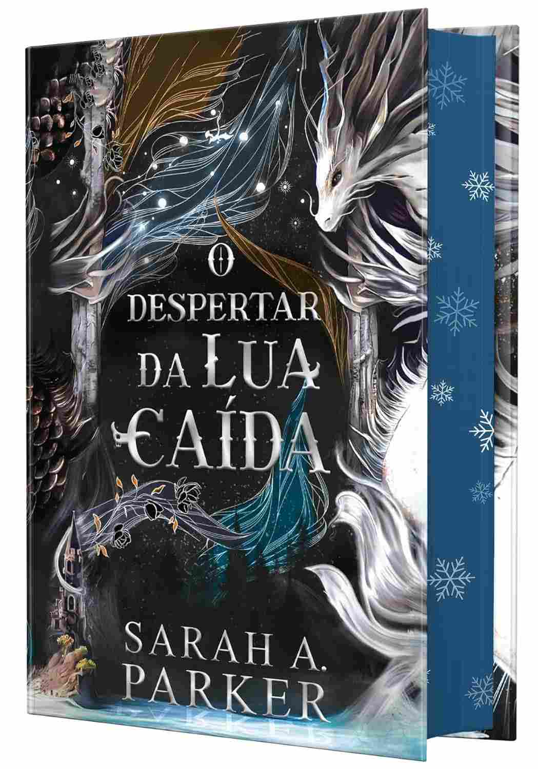 O Despertar da Lua Caída: Edição Especial Capa Dura com Pintura Trilateral