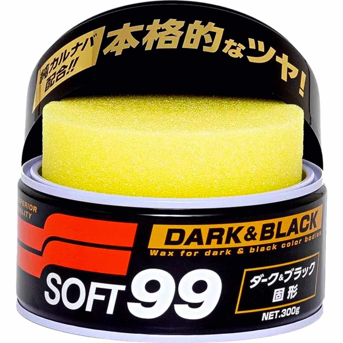 Cera para Carros Pretos Dark Black 300g - Brilho Profundo com Cera de Carnaúba