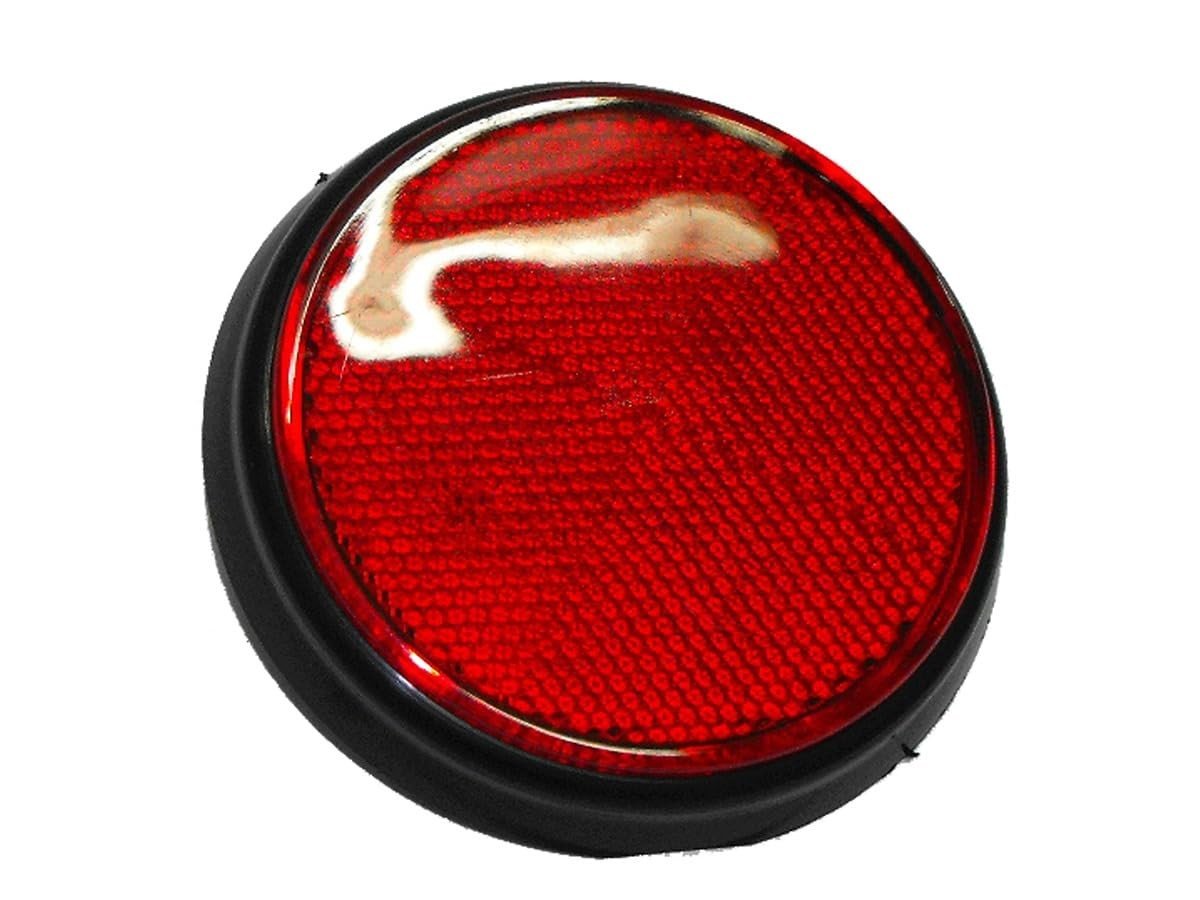 Refletivo Lateral Vermelho com 1 Parafuso - Segurança e Visibilidade para sua Moto