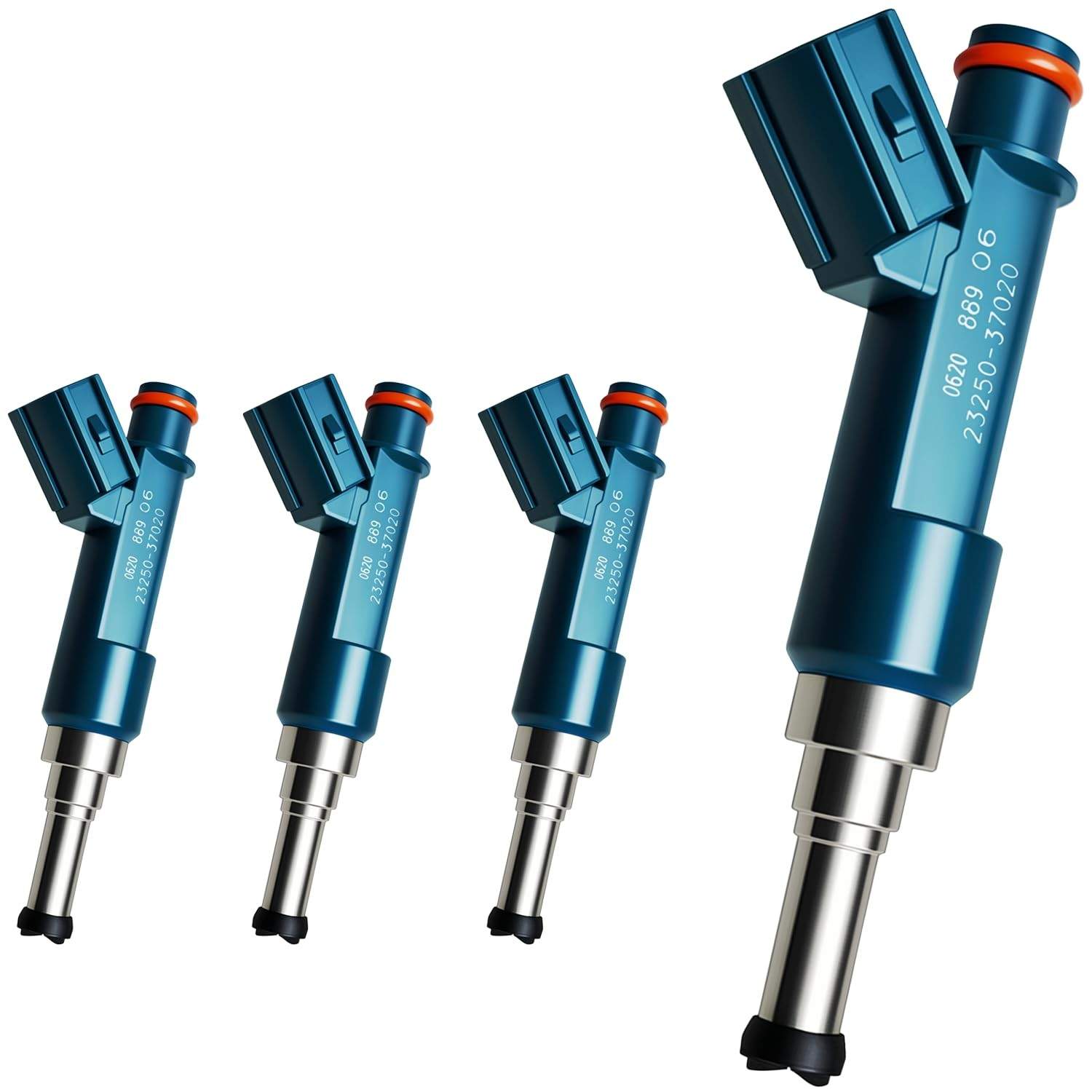 Kit 4 Injetores de Combustível 23250-37020 para Toyota Prius e Lexus CT200h 1.8L