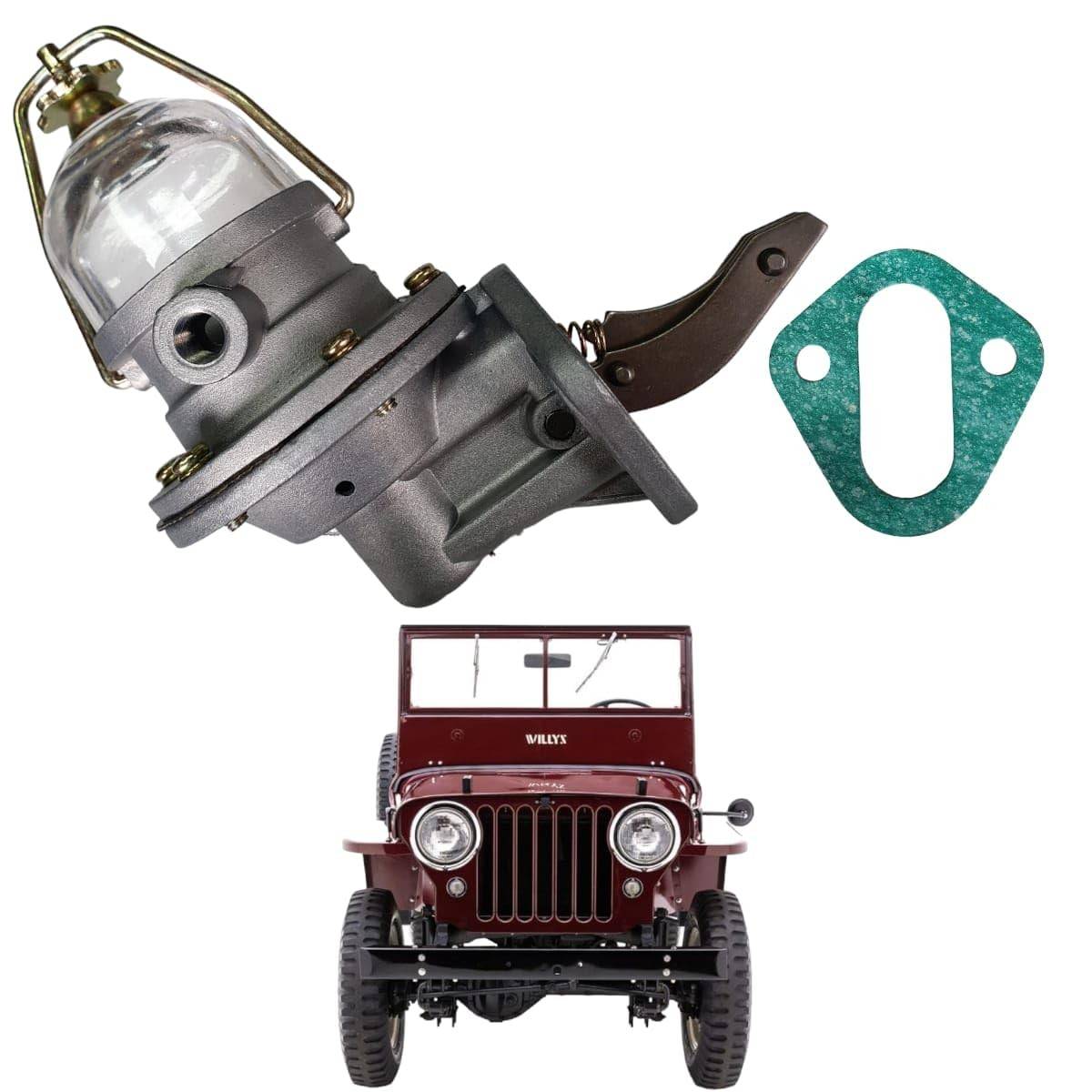 Bomba de Combustível Willys CJ2/CJ3 (1942-1958) - Restaure a Potência Original!