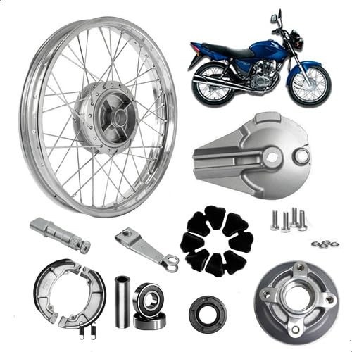 Roda Traseira Completa Titan Fan 150 Start: Pronta para Rodar!
