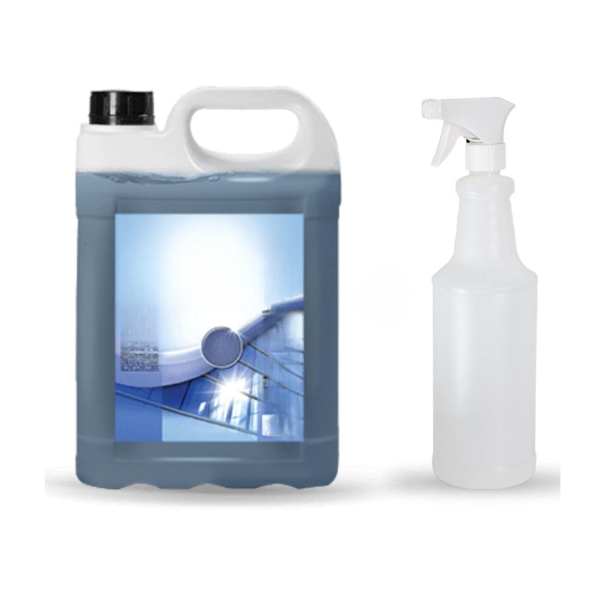 Klyo Limpa Vidros Concentrado 5L + Pulverizador 1L - Bralimpia | Limpeza Impecável e Biodegradável