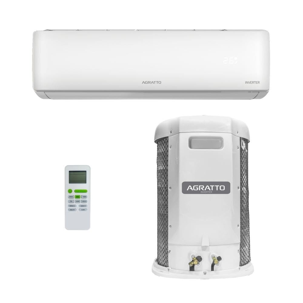 Ar Condicionado Split Agratto Hi Wall Inverter 18.000 Btu/h - Quente e Frio, Controle Remoto, Cobre 100%