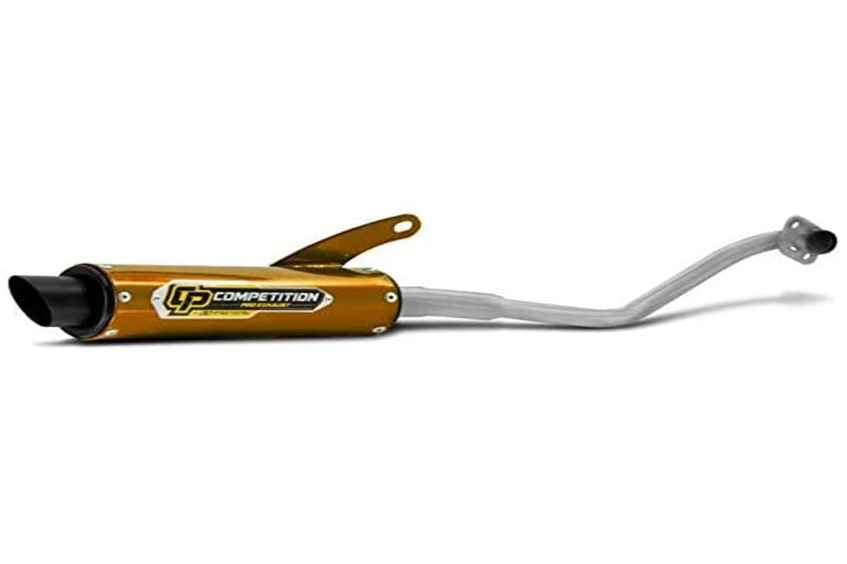Escapamento Pro Tork Competition Dourado para Honda Pop 110 (2016-2022) - Curva Cromada