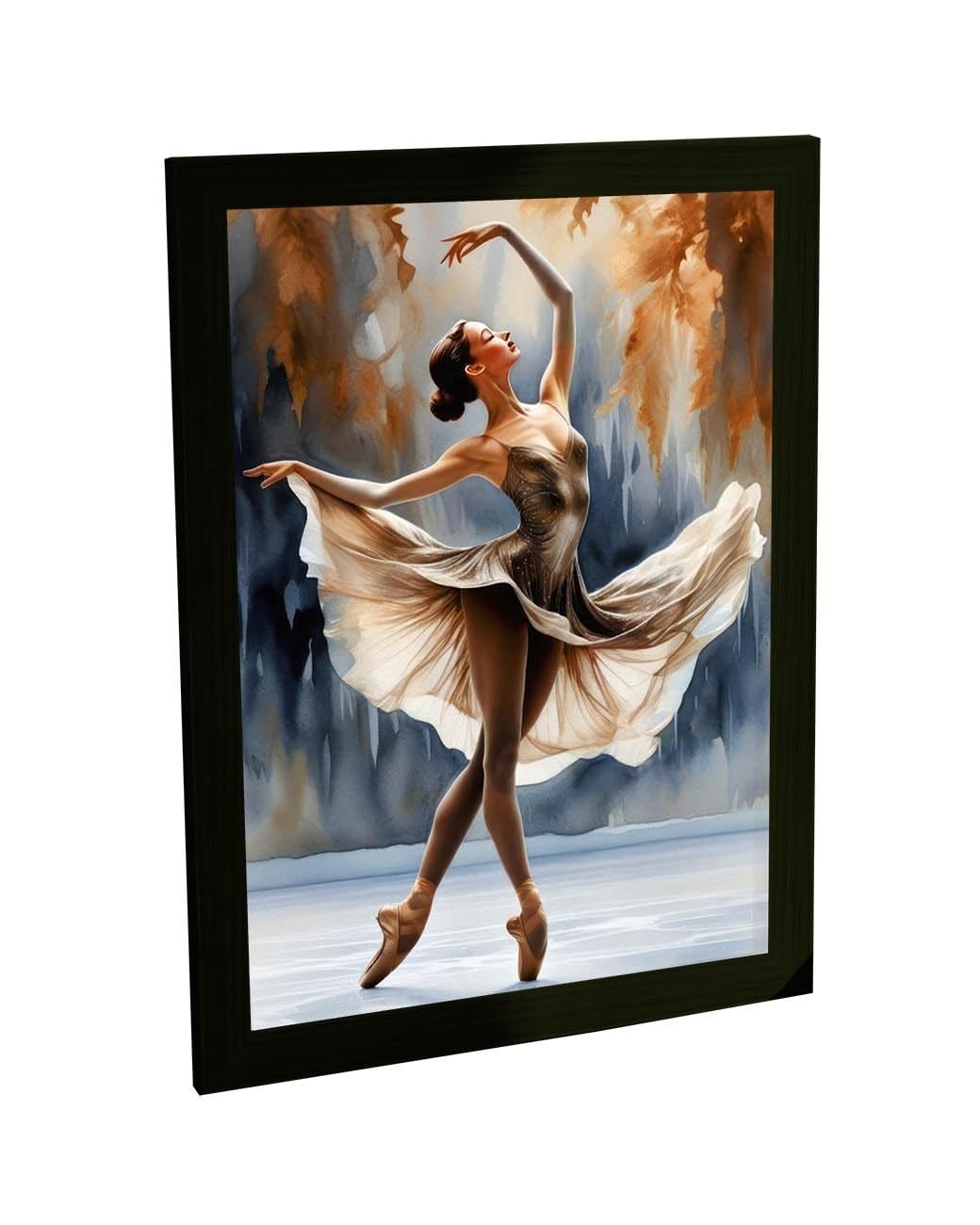 Quadro Decorativo Dança Ballet Bailarina - Ilustração Elegante para Decoração de Quarto e Sala