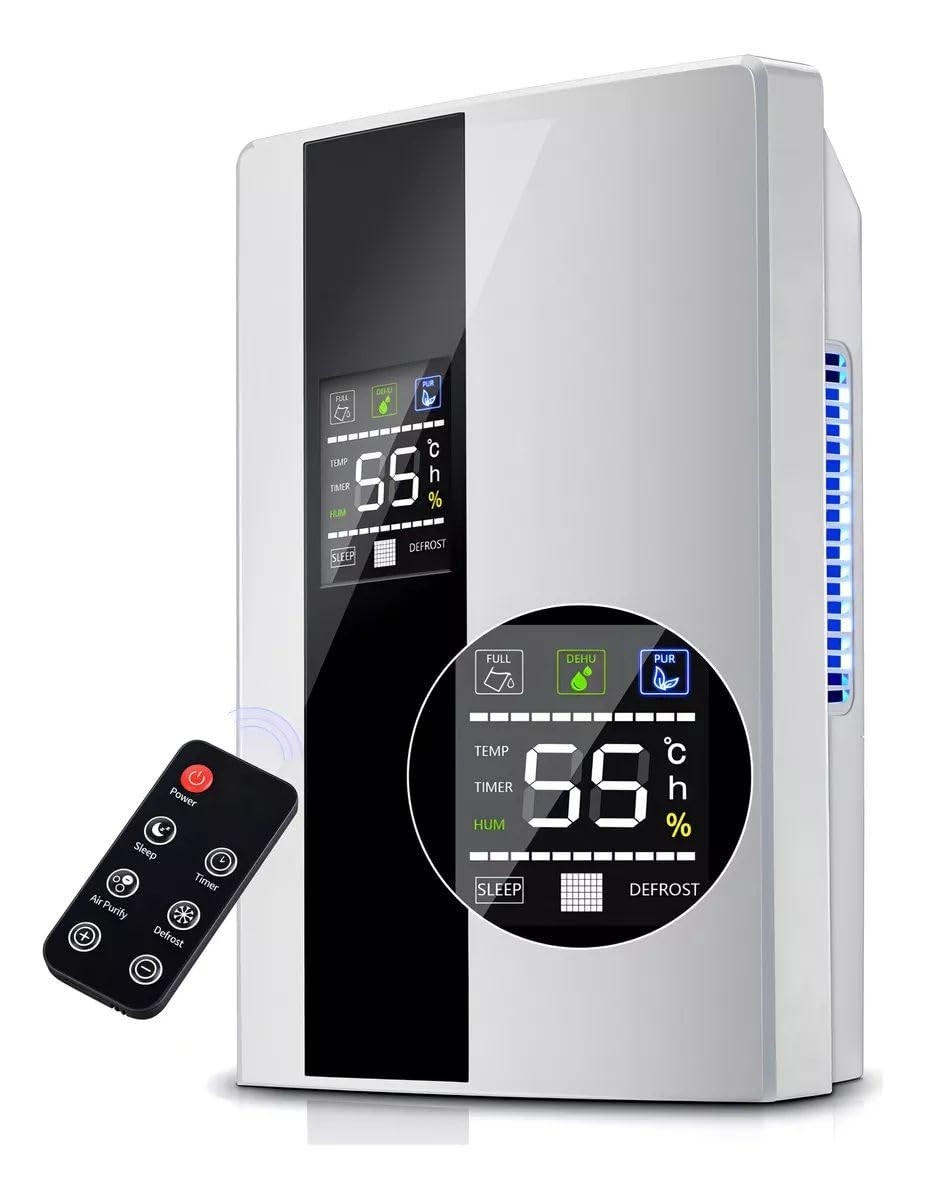 Desumidificador de Ar Yesop 2000ml com Controle Remoto - Potente e Silencioso