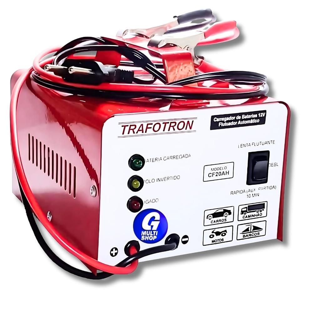 Trafotron Carregador de Bateria Automotiva 12V 20A: Potência e Cuidado para Seu Veículo!