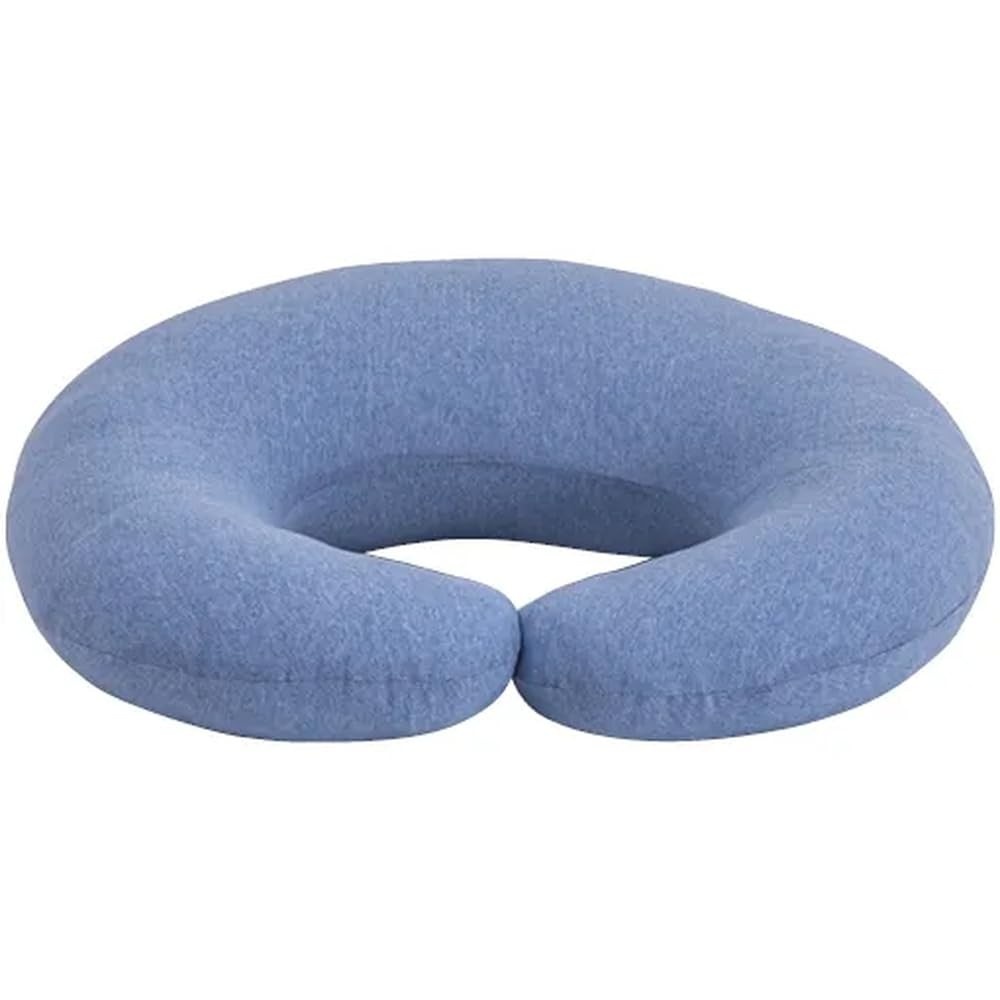 Almofada de Amamentação Feeding Melange Azul - Conforto e Estilo para Mães Modernas