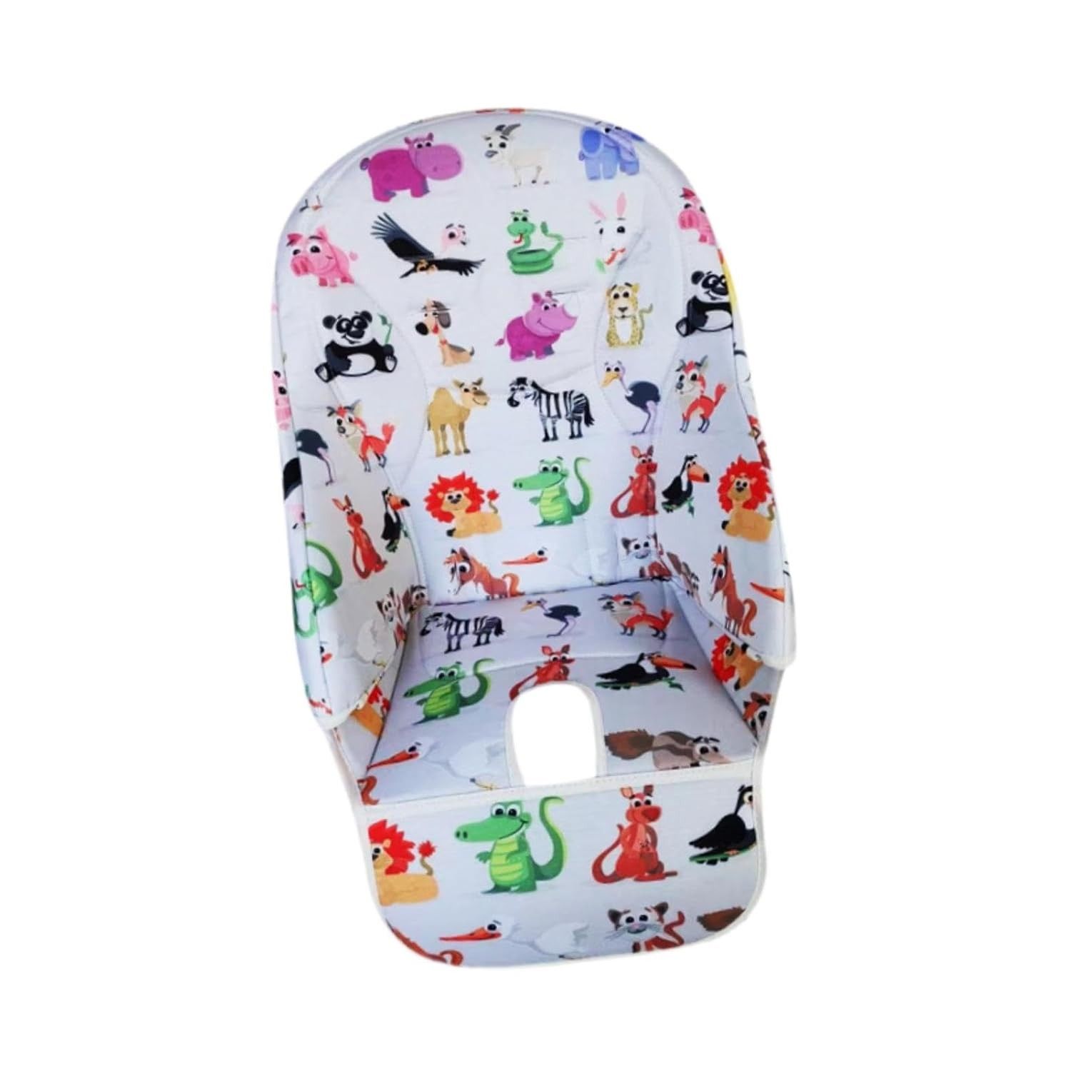Capa Protetora para Cadeira de Jantar Infantil com Estampa Animal - Conforto e Estilo para Refeições