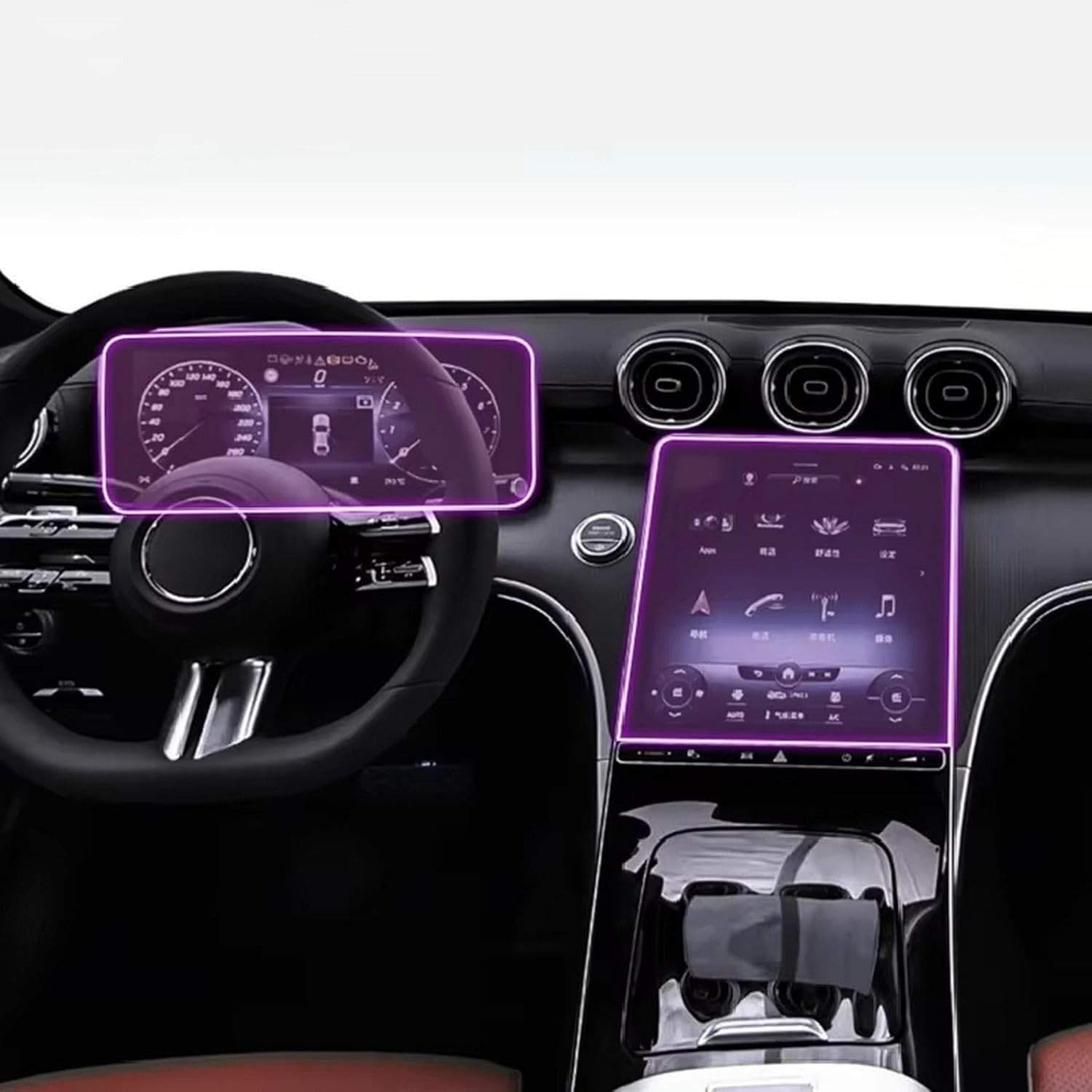 Película Protetora de Tela para Mercedes Benz C-Class W206 (2022-23) - Proteção Premium