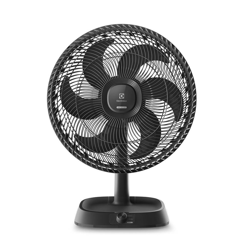 Ventilador de Mesa Electrolux 40cm Efficient DuoForce Air+ Cinza – Potência e Silêncio em um Design Moderno