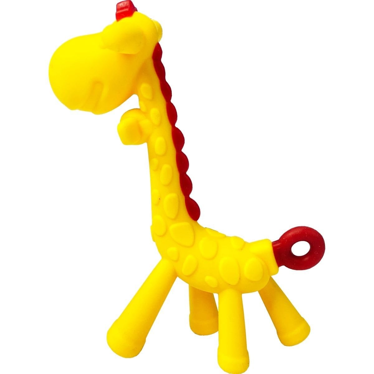 Girafinha de Silicone Macia e Segura para Bebês - Alívio na Gengiva, Livre de BPA