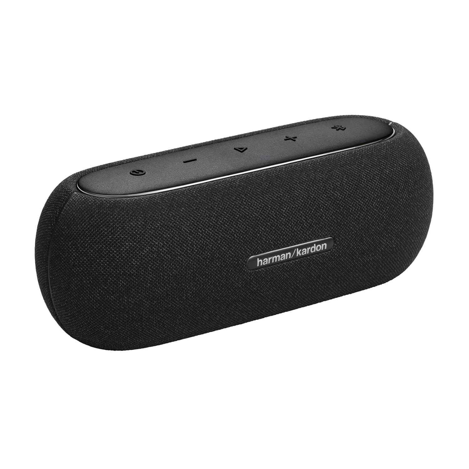 Harman Kardon Luna: Caixa de Som Bluetooth Preta com Design Elegante e Som Imersivo
