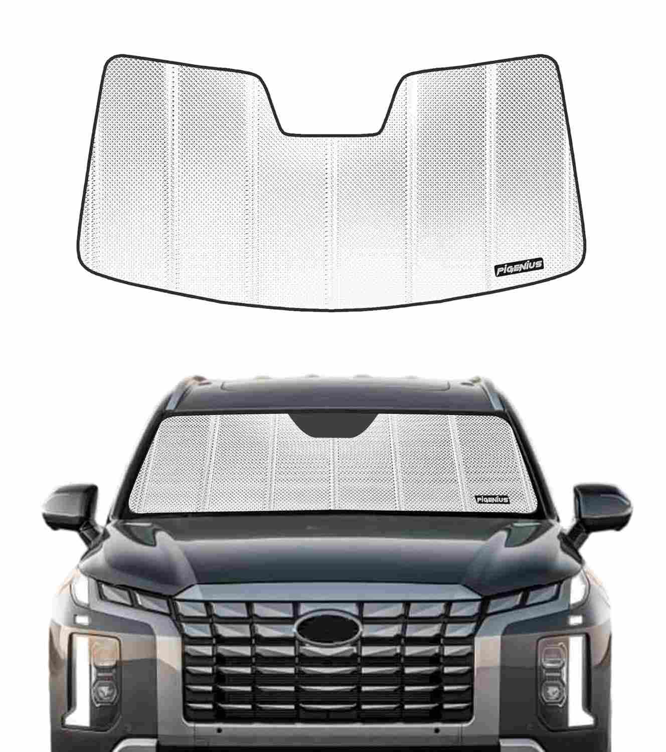 Para-brisa Refletivo para Hyundai Palisade 2020-2023 | Película de Alumínio 2024 com Proteção Solar Máxima