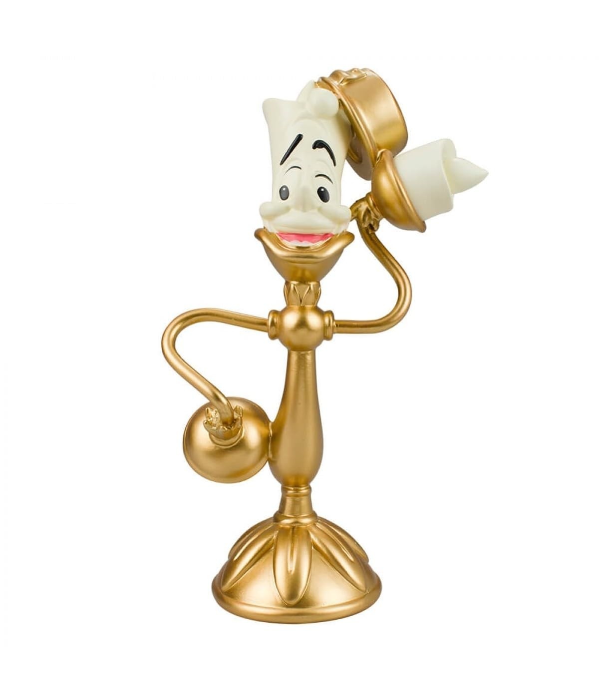 Estátua Decorativa Lumière A Bela e a Fera - Resina Premium para Ambientes Encantados