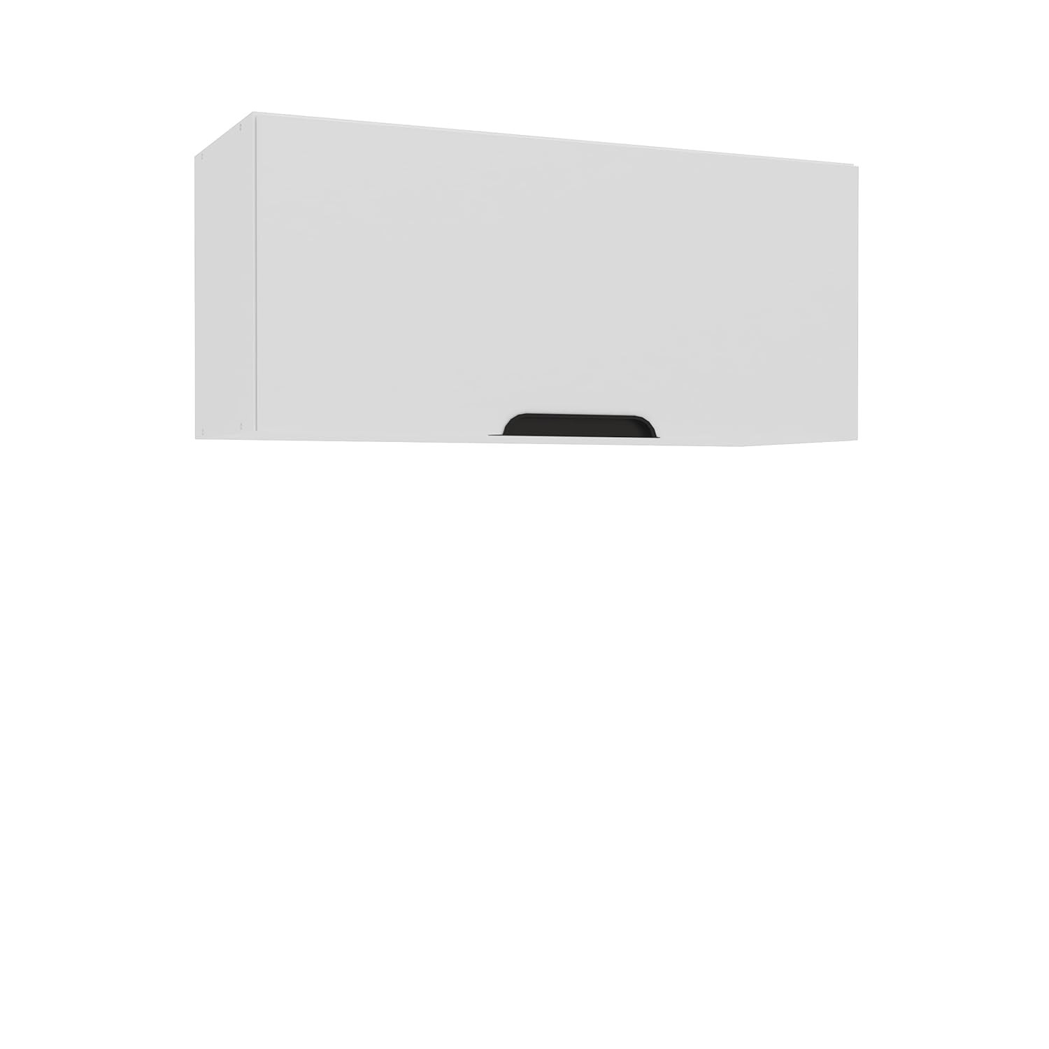 Armário Aéreo com Porta Basculante Branco - Design Moderno e Resistente à Umidade | Linha Meena