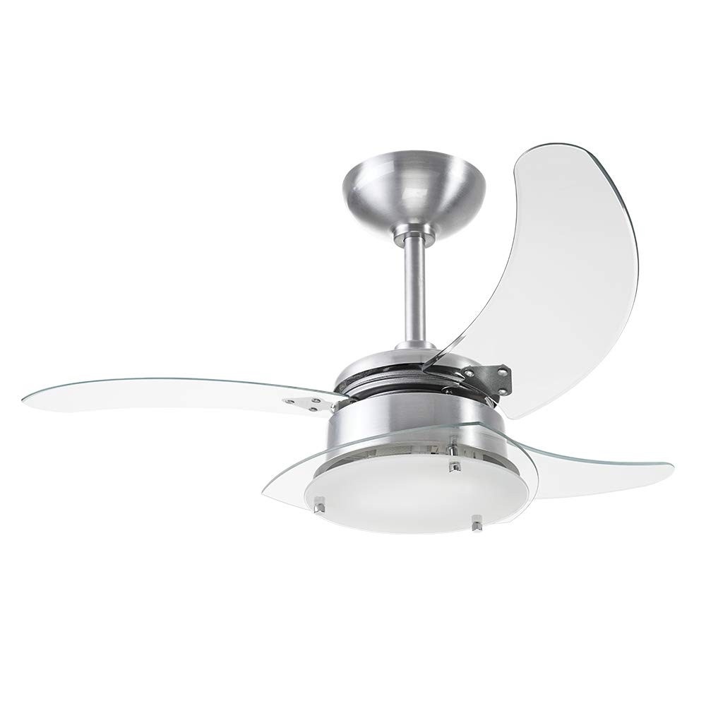Ventilador Chanceler 110/127V 3P Tron com Design Premium em Alumínio Escovado